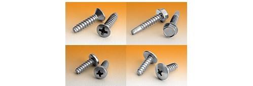Bright Hardened Stainless Steel Tapping Screws