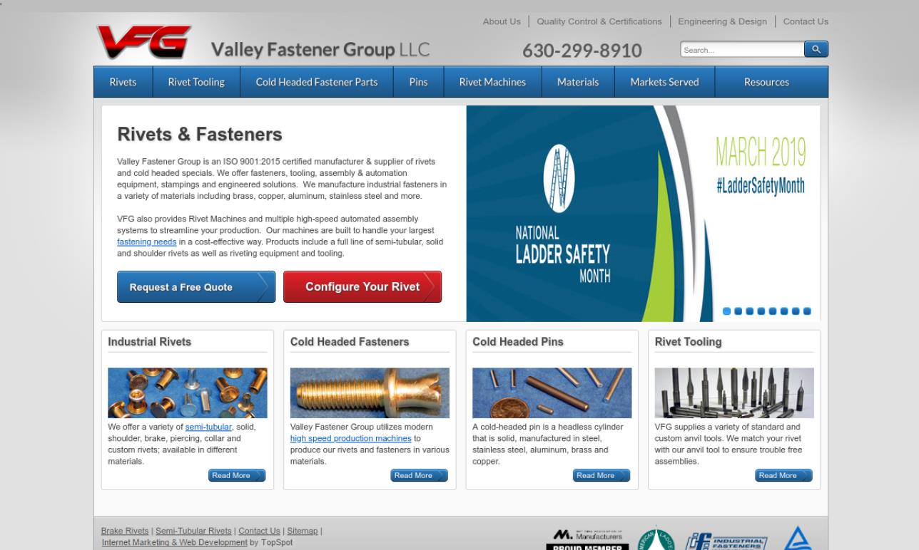 Valley Fastener Group, LLC Fastener Manufacturers