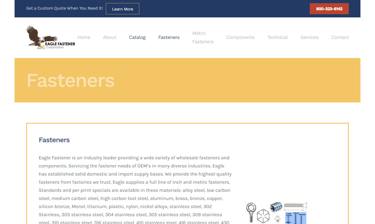 Eagle Fastener Corporation Fastener Manufacturers